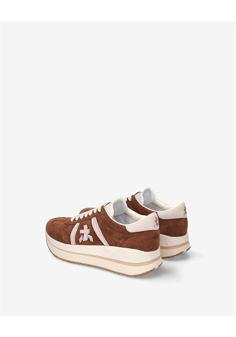 Premiata Bethcoin 8509 Sneaker in Brown Suede Women's PREMIATA |  | BETHCOIN VAR8509